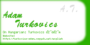 adam turkovics business card